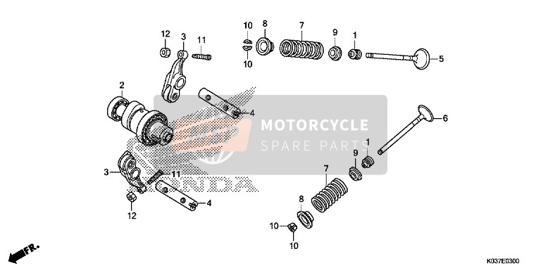 12209GB4682, Seal, Valve Stem (Arai), Honda, 3